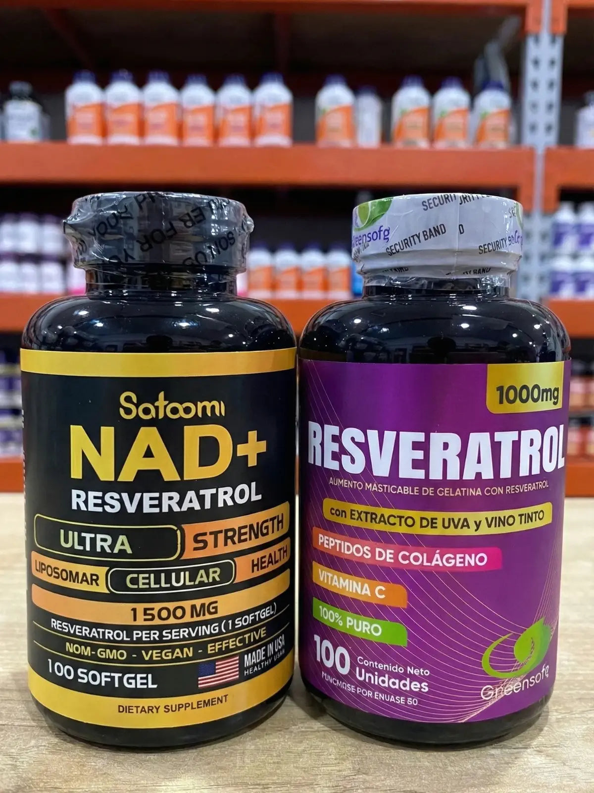 Combo Nad+Resveratrol + Resveratrol Greensoft Premium