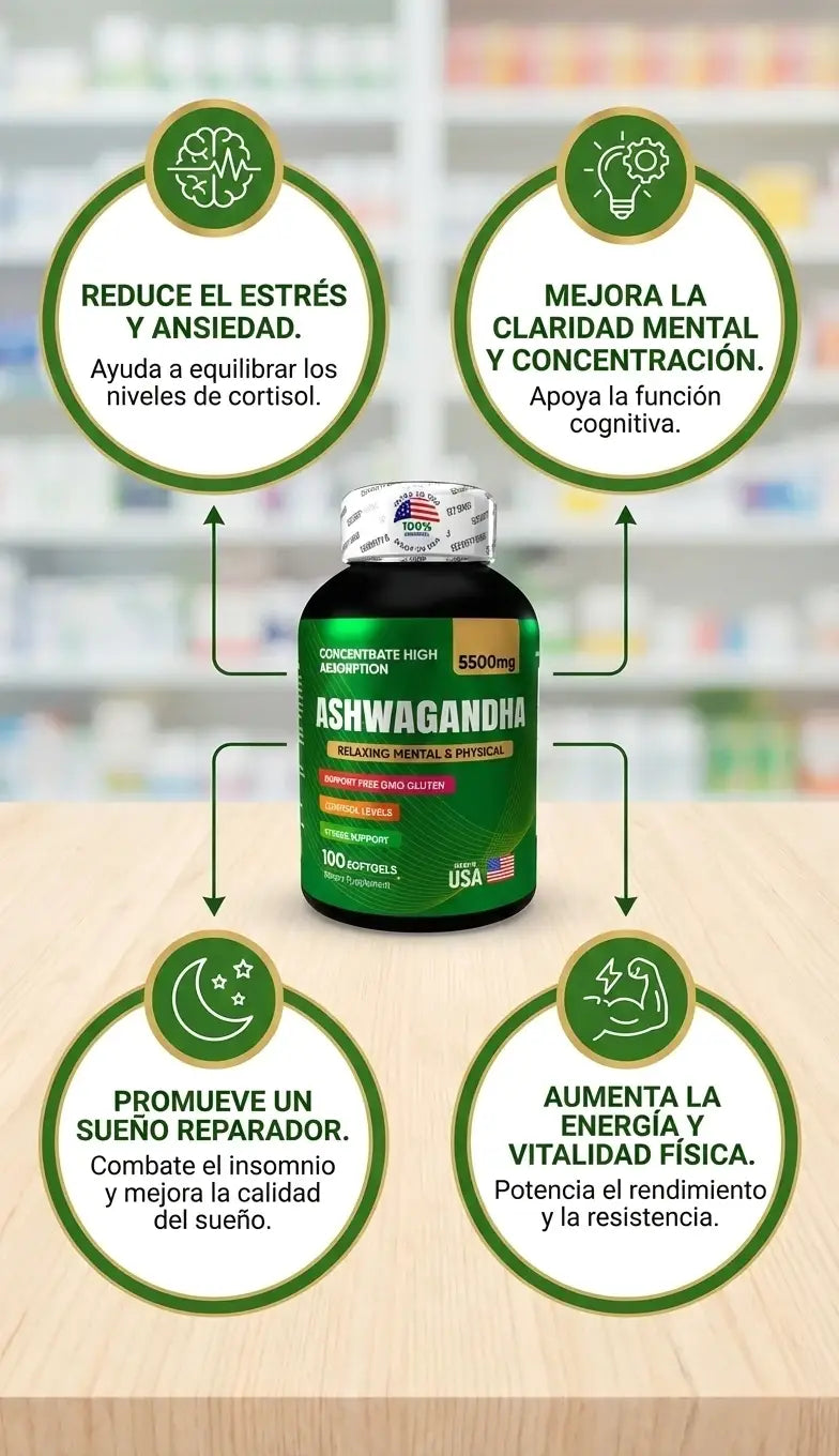 Combo Nad+Resveratrol + Ashwagandha Premium